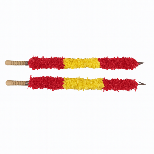 Banderillas de Toros Artesanales (2 Unidades) – Rojo y Amarillo