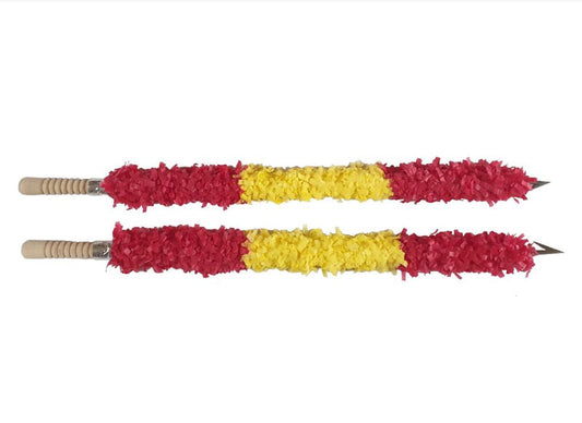 Banderillas de Toros Artesanales (2 Unidades) – Rojo y Amarillo